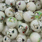 Plated Round Acrylic Beads 16mm UV Plating Snoopy Design 50pcs 6