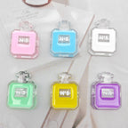 Painted Perfume Bottle Acrylic Beads 29mm Enamel Finish 50pcs