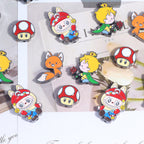 Double Sided Little Prince Enamel Alloy Metal Beads 13-20mm 10pcs 4