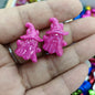 UV Plating Ghost Acrylic Beads 16x22mm Glossy Colorful 100pcs 4
