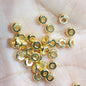Brass Flat Spacer Beads 3-14mm Natural Color 100pcs 5