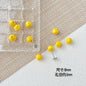 Baking Painted Christmas Tree and Bells Metal Beads 20pcs Festive Colors 21