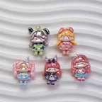 Plating Sanrio Resin Beads Glossy Pretty Girl Series 10pcs 4