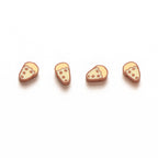 Cake Slice Clay Beads 11mm Light Brown Polymer 100pcs 5