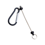 Beadable Carabiner Keychain Metal Shiny Frame Colorful Options 5