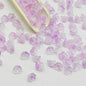 Campanula Flower Glass Beads 7x12mm Frosted Glossy Pastel 50pcs 23