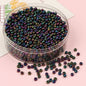 Metallic Seed Glass Beads 2mm Premium Colorful Shimmering 3000pcs 31