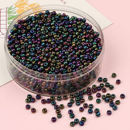 Metallic Seed Glass Beads 2mm Premium Colorful Shimmering 3000pcs 31