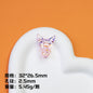 Plating Kuromi Acrylic Beads 32mm Transparent Mixed Colors 20pcs 7