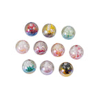 Clear Christmas Tree Inside Resin Beads 16mm Round Colorful 20pcs 4