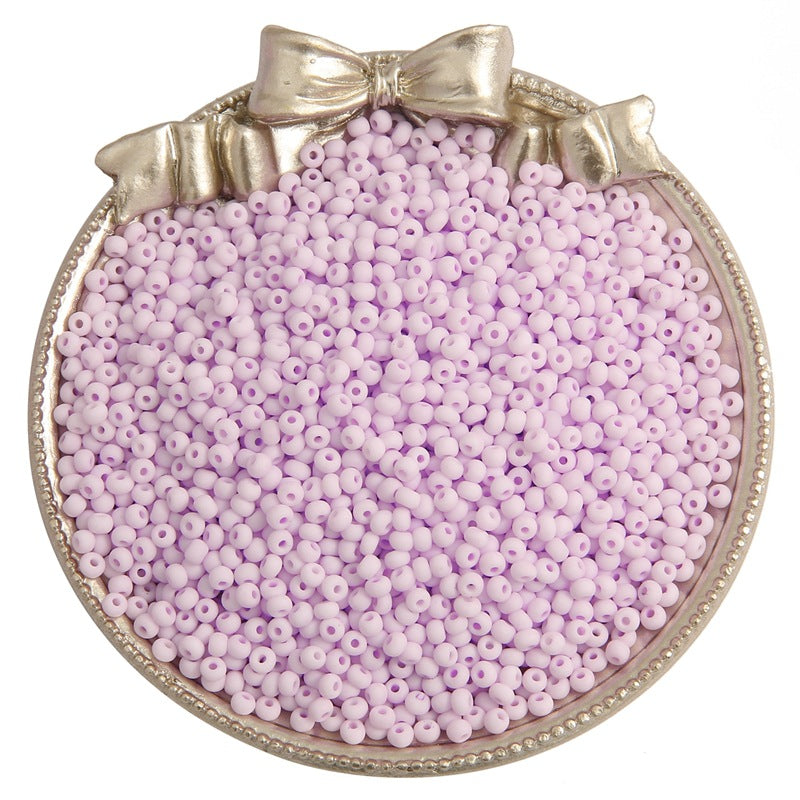 Frosted Seed Glass Beads 4mm Pastel Colors Matte Finish 320pcs 23