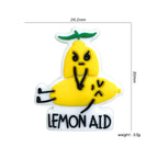 Silicone Focal Beads Lemon Fruit Holding Small Lemon 20pcs 3
