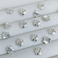 Alloy Flower Spacer Beads 6mm Six Petal Tibetan Style 100pcs 2