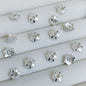 Alloy Flower Spacer Beads 6mm Six Petal Tibetan Style 100pcs 2