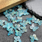 Czech Glass Beads Butterfly 11mm Gradient Purple Blue Green 50pcs 3