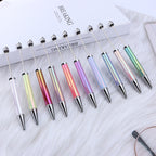 Beadable Pen UV Electroplating Rainbow Color Opal Shimmer 10pcs 3