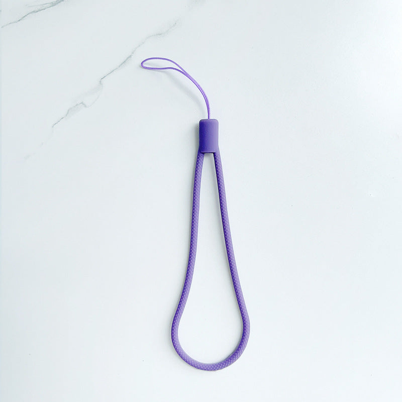 Woven Silicone Phone Charm Lanyard Soft Durable 14cm 8pcs 8