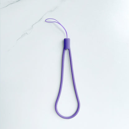 Woven Silicone Phone Charm Lanyard Soft Durable 14cm 8pcs 8