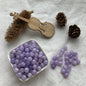 Crackle Glass Beads Round 8mm Textured Shimmer Mixed Colors 50pcs 11