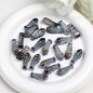 Plating Colorful Fish Bone Resin Beads 24mm 10pcs 9