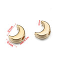 Smooth Moon CCB Plastic Beads 7mm KC Gold 200pcs 6