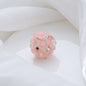 Floral Bubblegum Beads 20mm Glow In The Dark Matte Flower Ball 5pcs 9