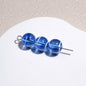 Clear Round Acrylic Beads 10mm Candy Swirl Pattern 100pcs 13