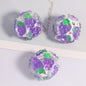 Embellished Bubblegum Beads 18mm Fruit Slice Colorful 10pcs 15