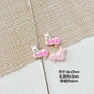 Baking Painted Window Kitten and Nice Rabbit Metal Beads 15/17mm 10pcs 13
