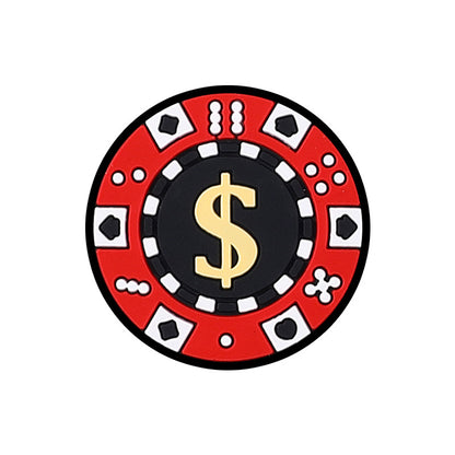 Silicone Focal Beads Casino Slot Machine 777 Crown Design 20pcs 6