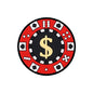 Silicone Focal Beads Casino Slot Machine 777 Crown Design 20pcs 6