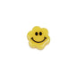 Flower Acrylic Beads 6-9mm Smiling Face Flat Pastel Mixed 100pcs 6