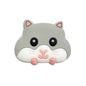 Silicone Focal Beads Hamster Cheeks and Paws Pastel Colors 20pcs