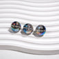 Luminous Rhinestone Chain Enlaced Resin Beads 16mm Round 10pcs 9