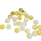 Czech Glass Beads Pumpkin 8mm Imitation Gold Jade 50pcs 5