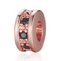 Copper Round Spacer Beads 7mm 18k Gold Plated Zircon 10pcs 11