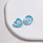 Clear Round and Heart Acrylic Beads 12mm Translucent Pastel Mixed Colors 50pcs 11