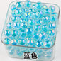 Iridescent Faceted Acrylic Beads 16mm Colorful Mixed 50pcs 11