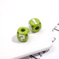 Painted Square Acrylic Beads 11mm Large Hole Question Mark 50pcs 15