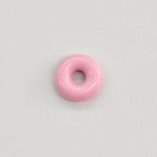 Alloy Donut Spacer Beads 5mm Baking Painted Solid Color 30pcs 4