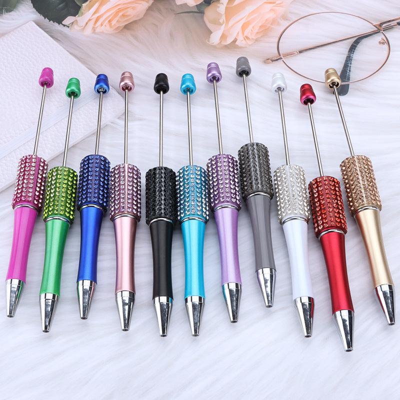 Beadable Pen Rhinestone Studded Metallic Colorful 1.0 mm Tip 4