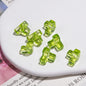 Transparent Square Acrylic Beads 9mm Tetras Colorful 30pcs 12