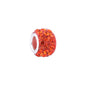 Rhinestone Spacer Clay Beads 7x11mm Chunky Large Hole 100pcs 22