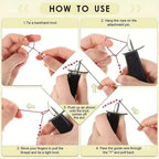 Bead Threading Knotter Tools Plastic Metal 15cm 2pcs 4