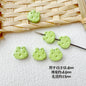 Baking Painted Cheese Animal Metal Beads Whimsical Pastel Colors 20pcs 28
