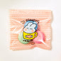 Top Seal Zip Lock Bags 13.5cm Pastel Animal Pattern 10pcs 12