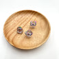 Transparent UV Plating Lily Valley Flower Acrylic Beads 14mm 10pcs 11