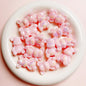 Glow In The Dark Plating Bear Acrylic Beads 24-34mm Two-Color 5pcs 15