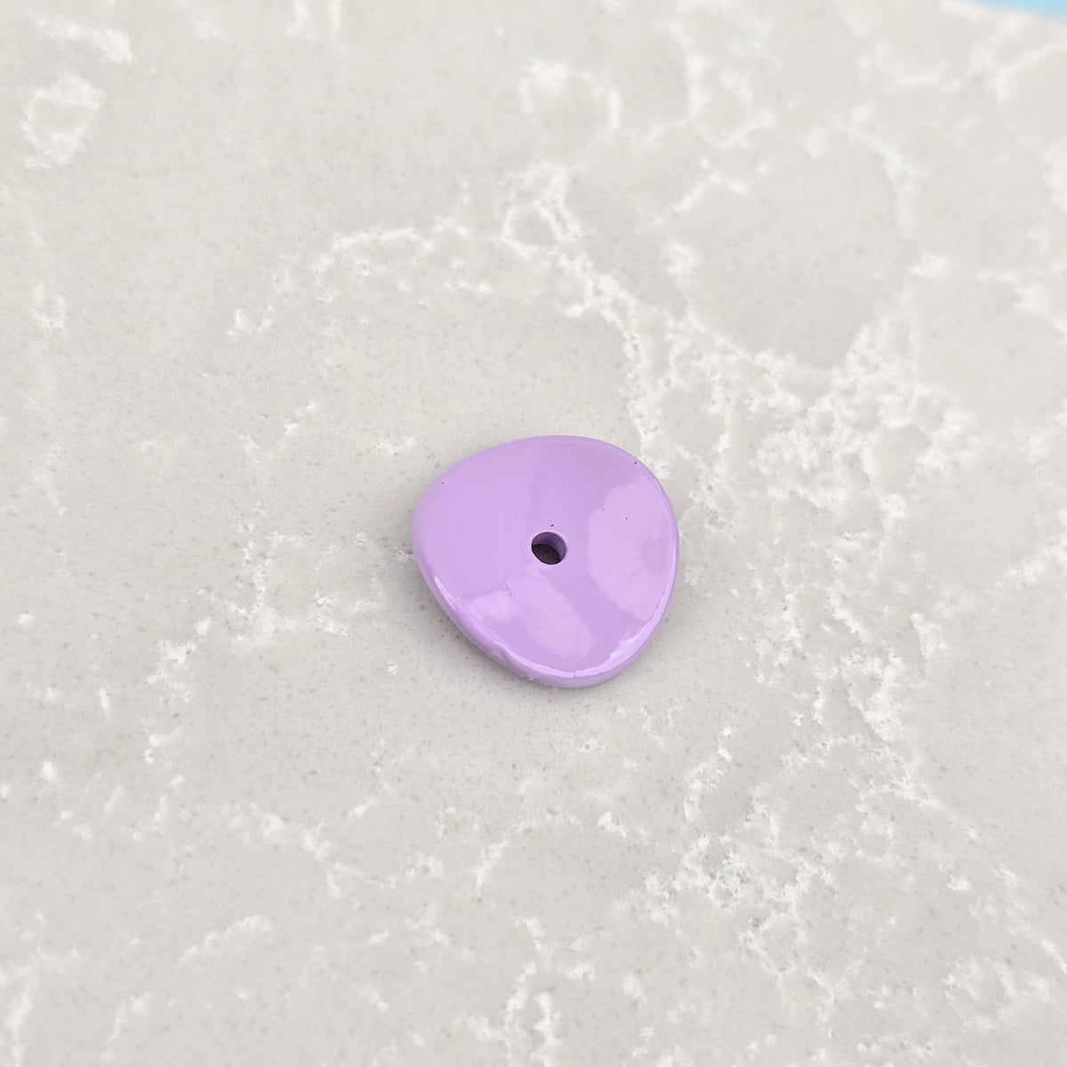 Acrylic Potato Chips Spacer Beads 14mm Baking Painted 20pcs 13