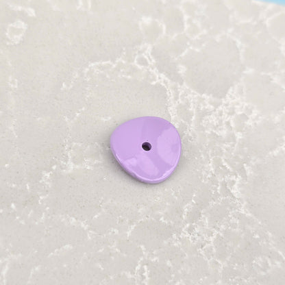 Acrylic Potato Chips Spacer Beads 14mm Baking Painted 20pcs 13